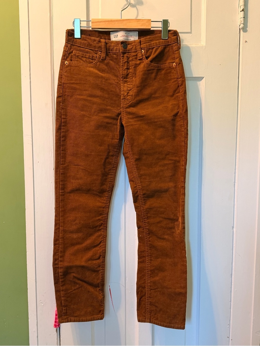 GAP Burnt Rust Orange Corduroy Pants